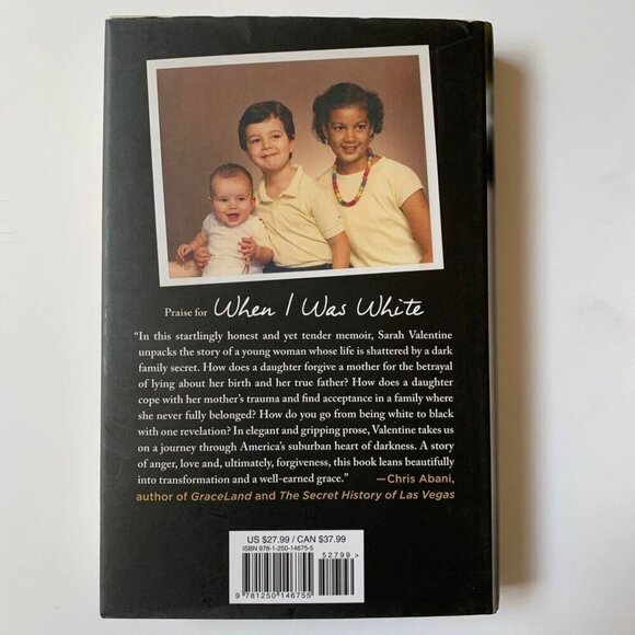When I Was White A Memoir Sarah Valentine Book - Picture 2 of 3